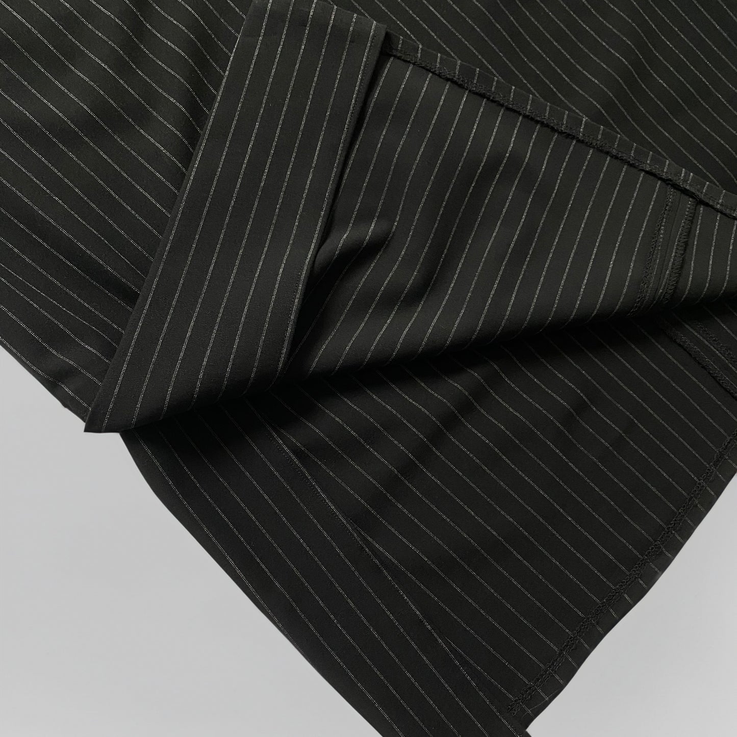 Deadstock Pinstripe Long Skirt