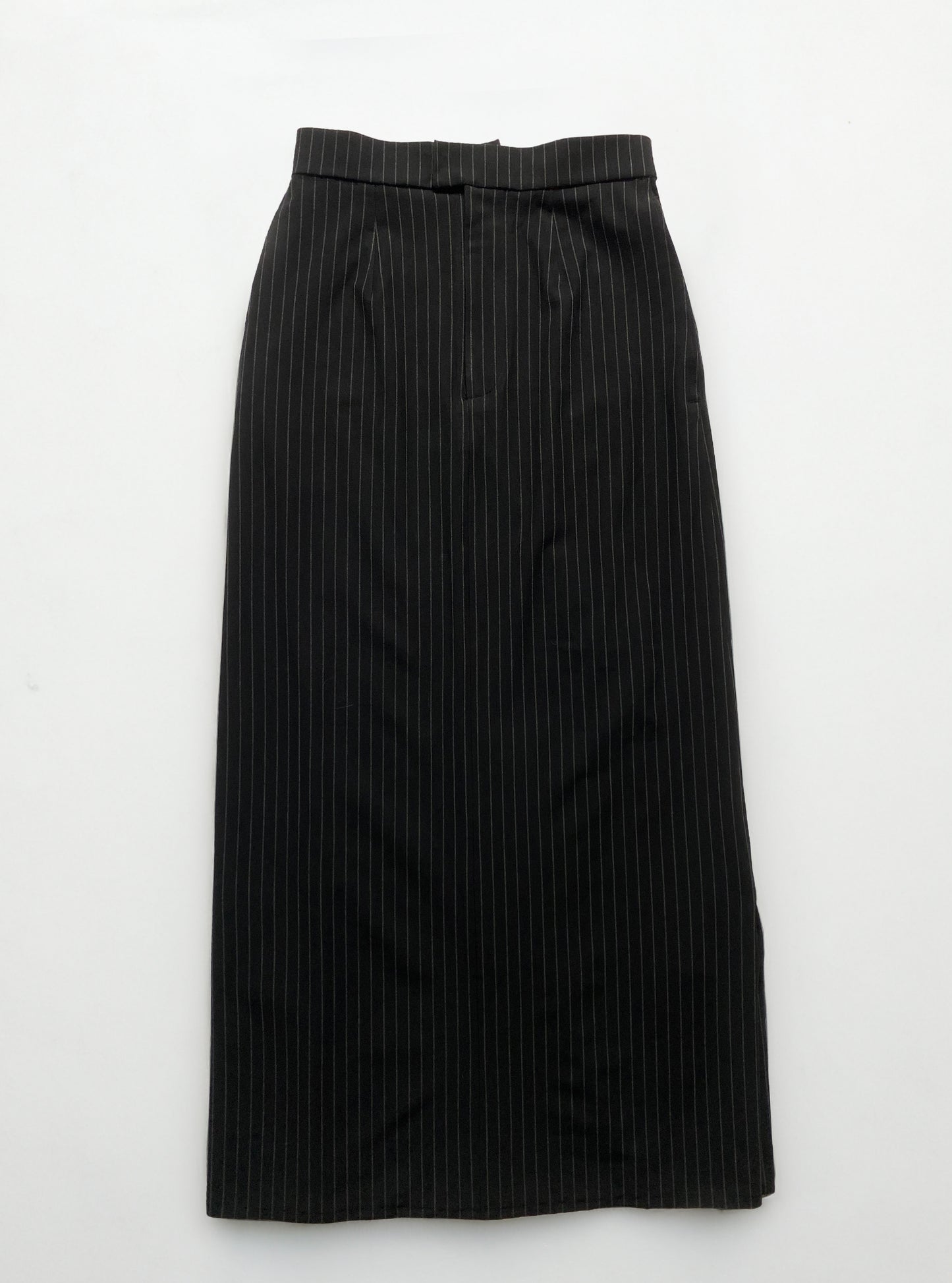 Deadstock Pinstripe Long Skirt