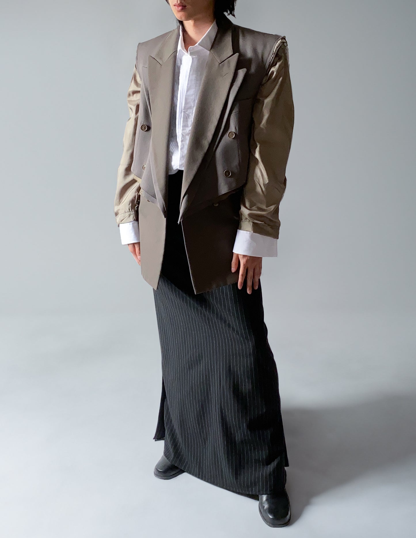 Upcycled Vintage Blazer "Two-Toned Tan"