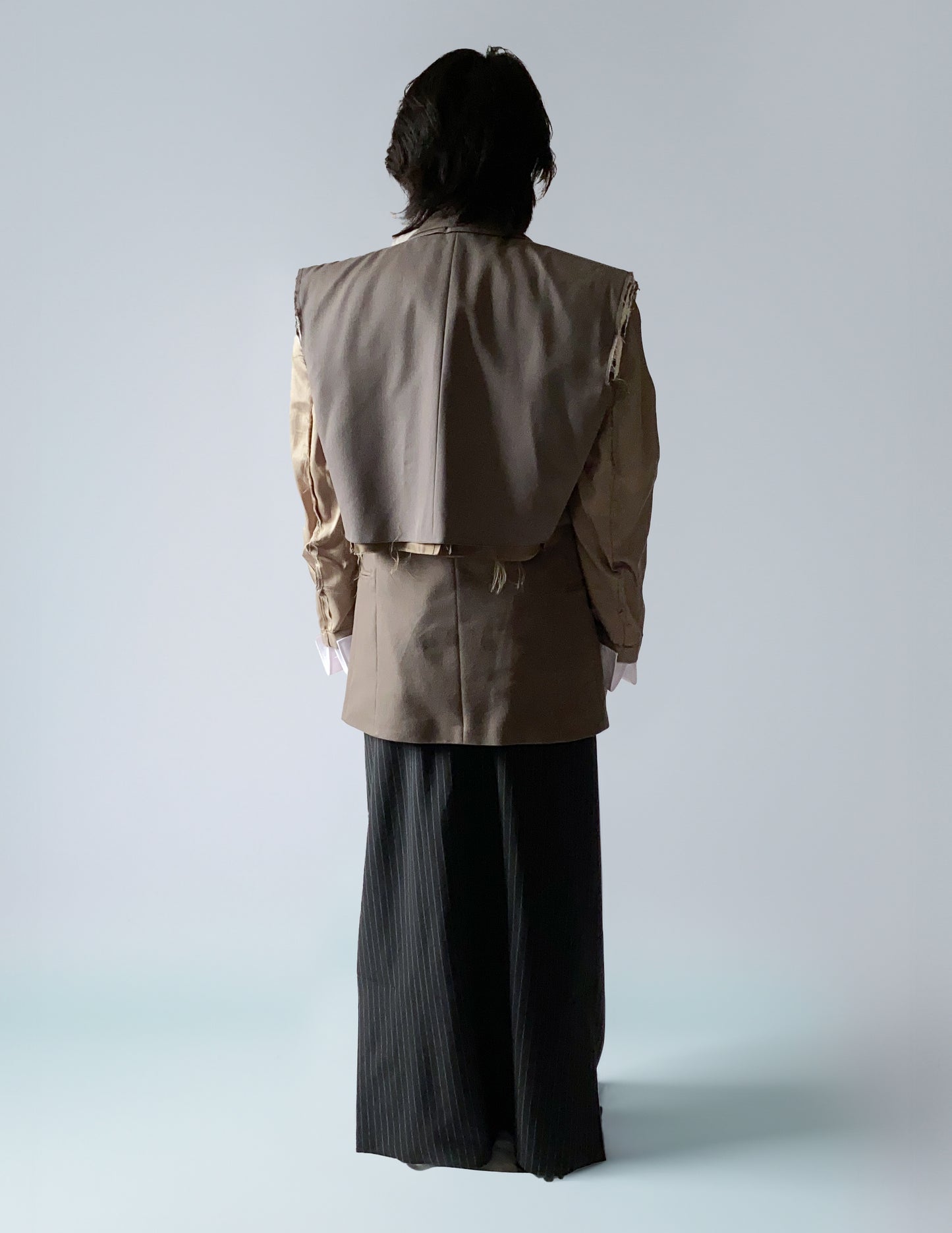 Upcycled Vintage Blazer "Two-Toned Tan"