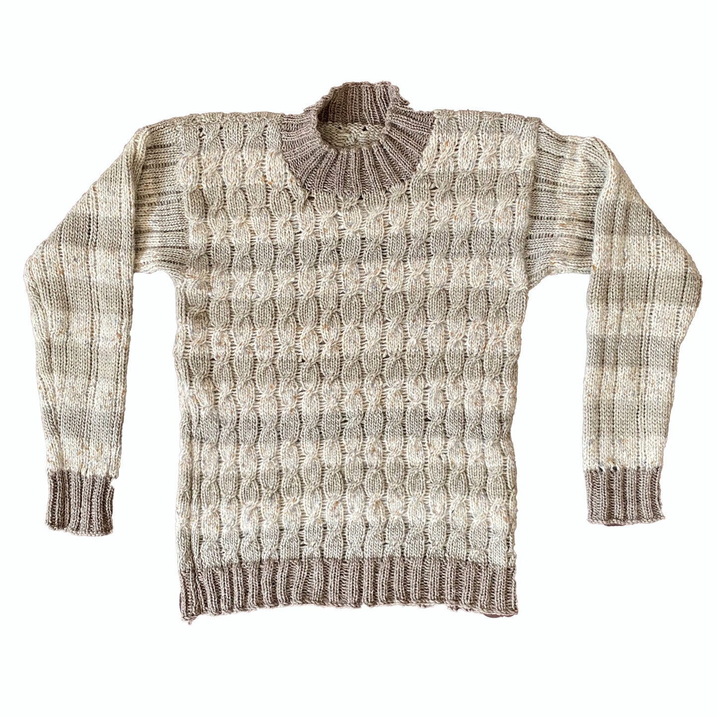 Deadstock ‘Cable Stripe’ Sweater Knit