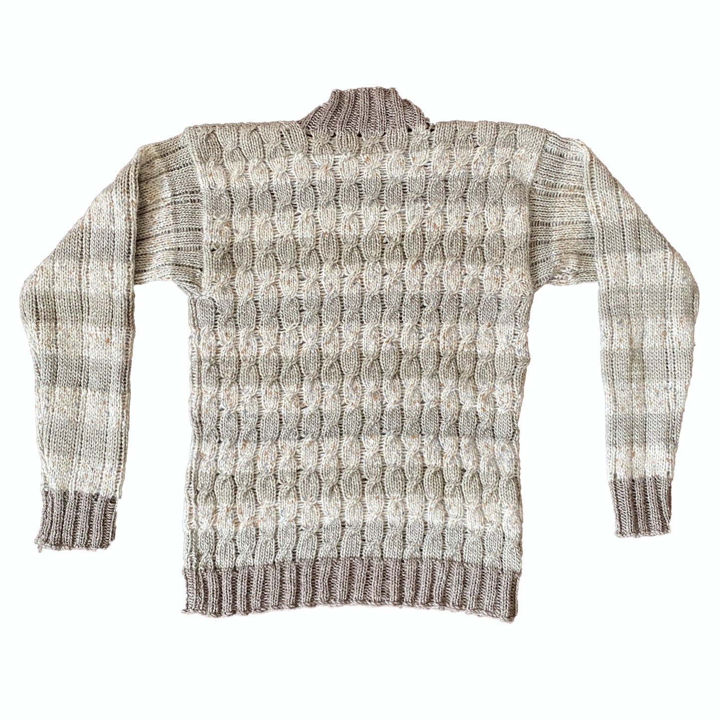 Deadstock ‘Cable Stripe’ Sweater Knit