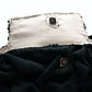 Upcycled Textured Sweater Bag "Black"